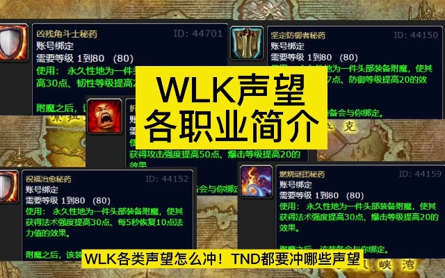 WLK声望冲榜全攻略，7天满级+必拿坐骑图纸的隐藏捷径