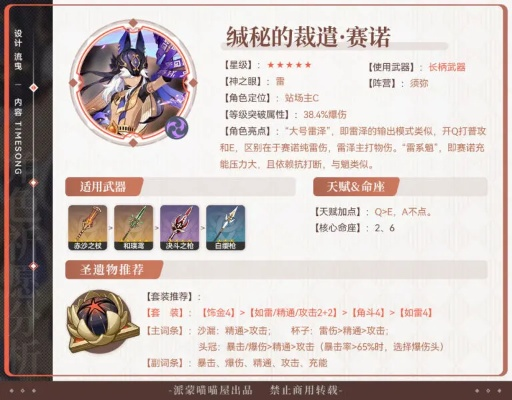 赛诺逐雷流3.0完全指南,从配队到手法,这套build打出百万激化 赛诺逐雷流3.0完全指南,从配队到手法,这套build打出百万激化