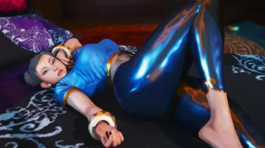 街霸6春丽1/6休息姿态雕像再版，黑丝腿优雅坐姿，久等的玩家速看