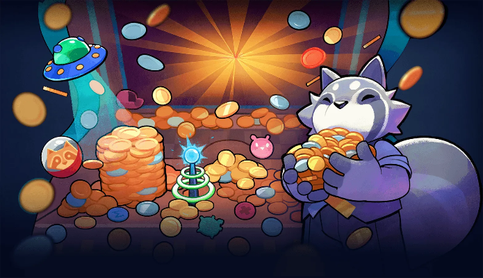 浣熊推币机今日上线，首周82折，让你体验推币机的刺激与欢乐！